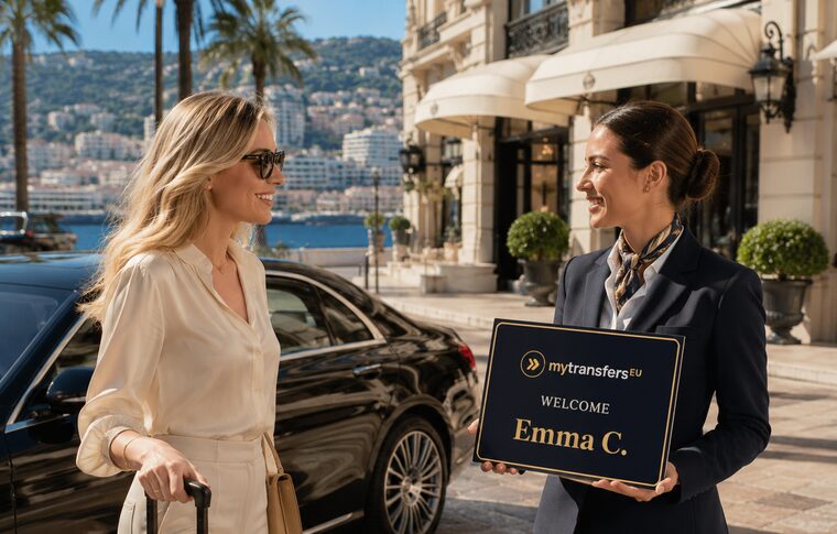 Emma C. met by a MytransfersEU chauffeur on the French Riviera